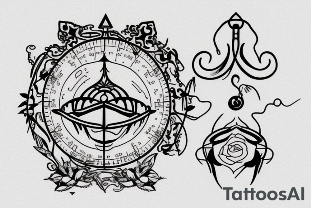 LIBRA ZODIAC tattoo idea