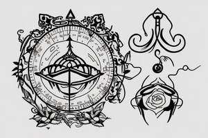 LIBRA ZODIAC tattoo idea