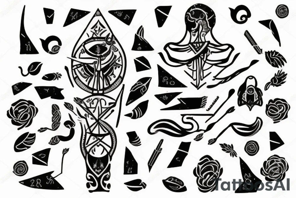 LIBRA ZODIAC tattoo idea