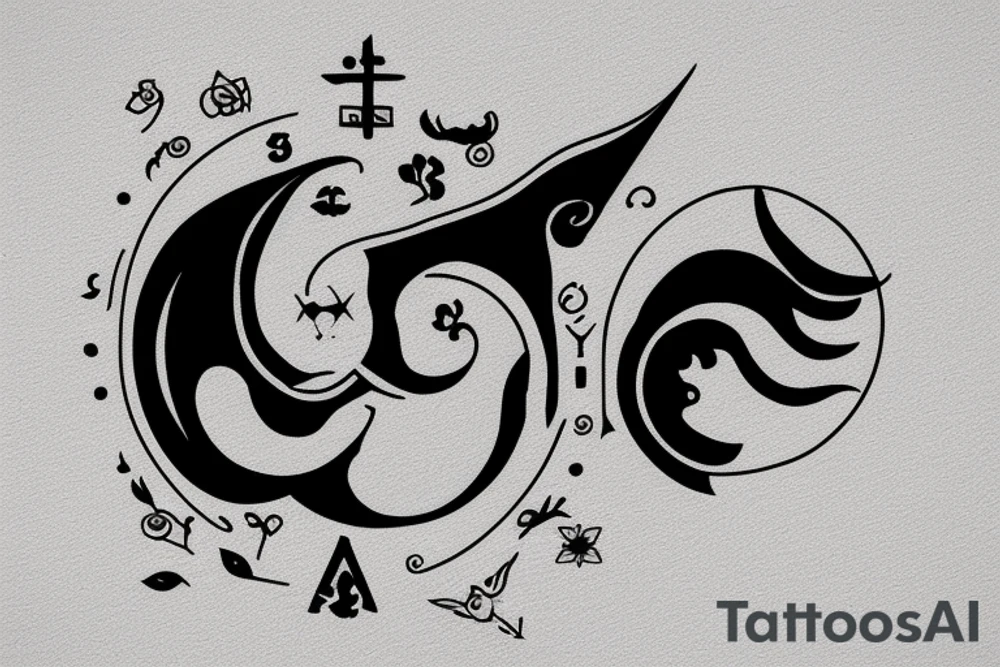 LIBRA ZODIAC tattoo idea