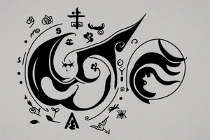 LIBRA ZODIAC tattoo idea