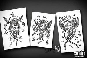 GEMINI 
ZODIAC tattoo idea