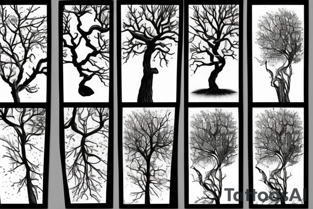 gnarly tree tattoo idea