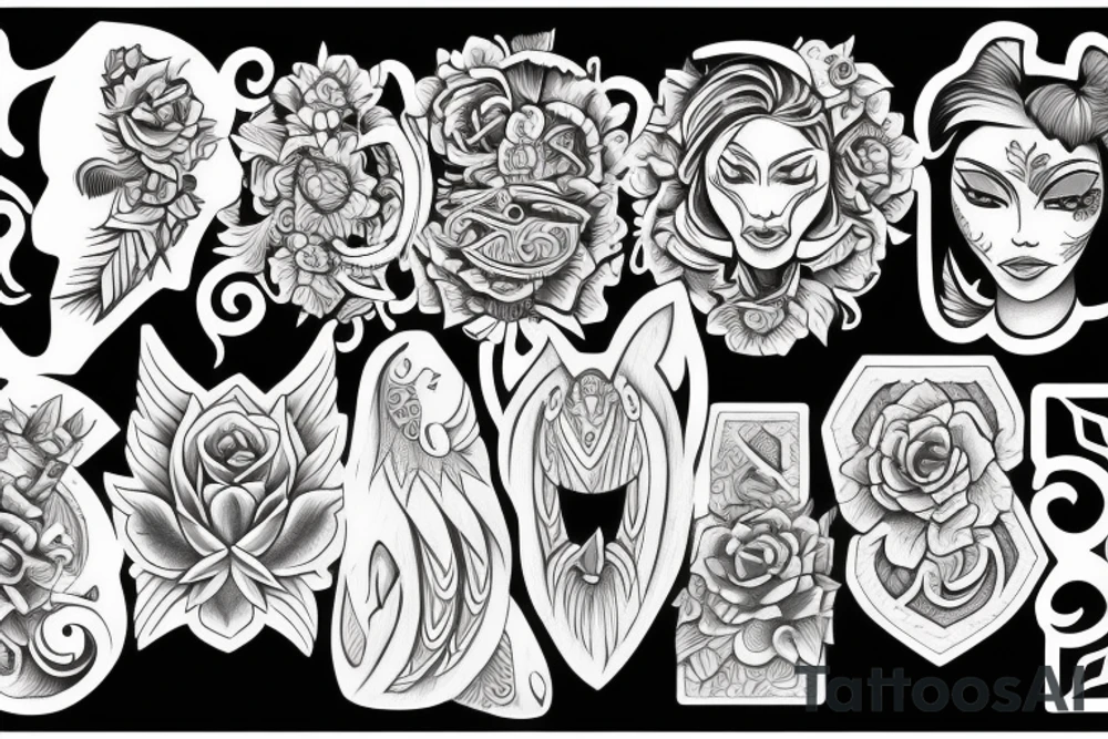 wood carving tattoo idea