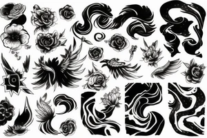 marble skies tattoo idea