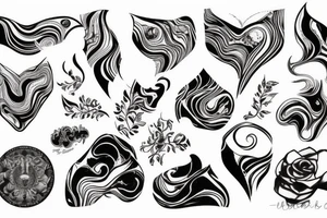 marble skies tattoo idea