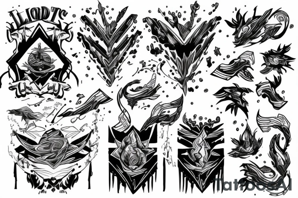 lightning skies tattoo idea