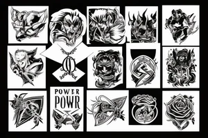 power attack tattoo idea