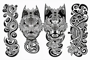 A tattoo inspired by the music artist Jaguar Sun tattoo idea