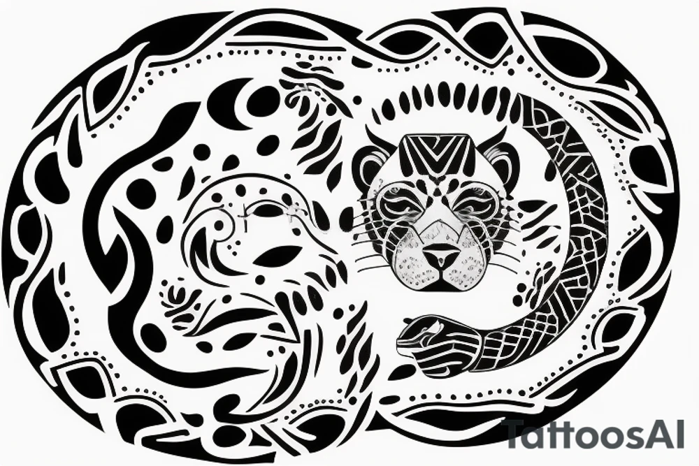 A tattoo inspired by the music artist Jaguar Sun tattoo idea