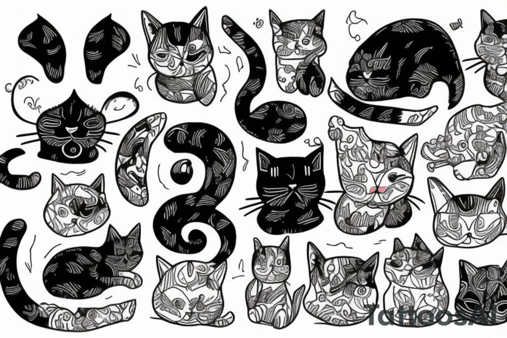 A cat tattoo idea