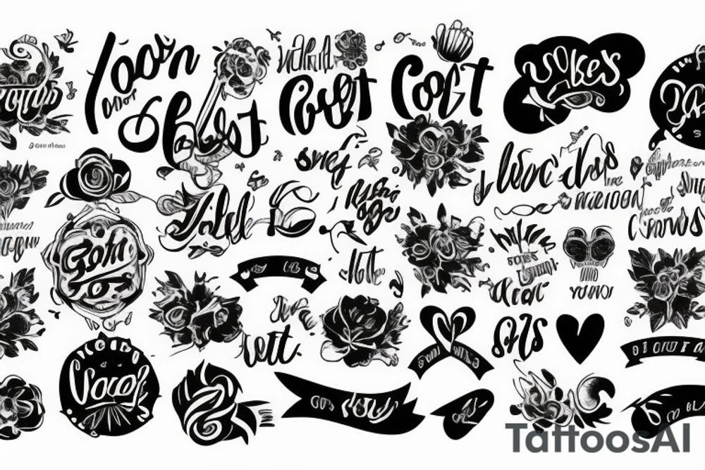 So it goes tattoo idea