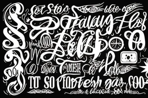 Lettering of, "So it goes" tattoo idea