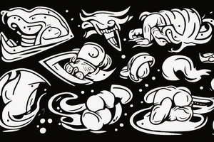 Sisyphus pushing a boulder tattoo idea