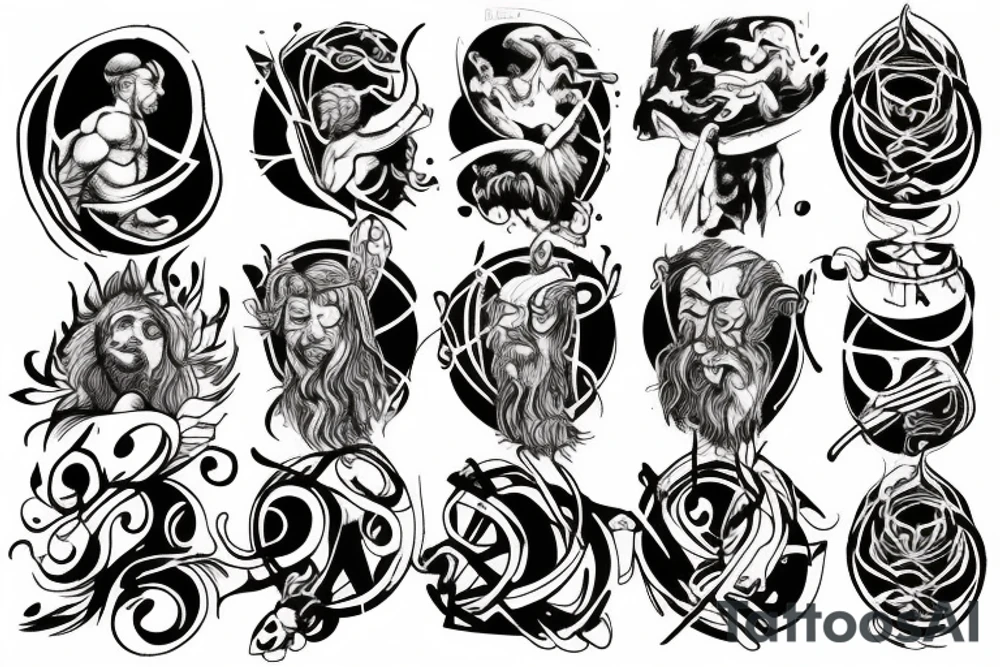 Sisyphus tattoo idea