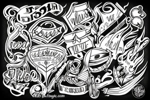 wrecked tattoo idea