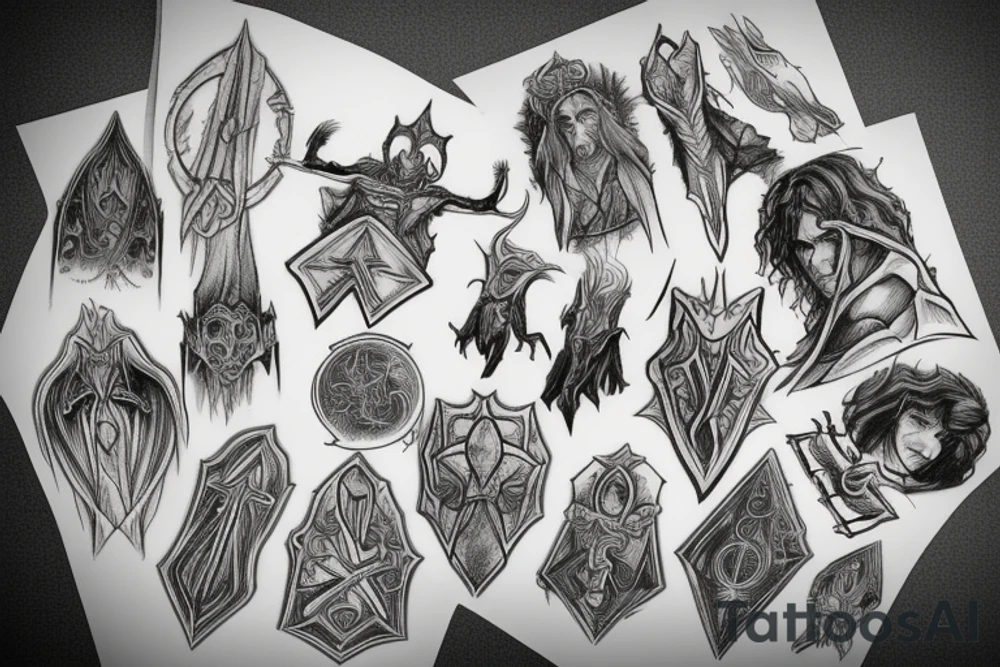 lord of the rings tattoo idea