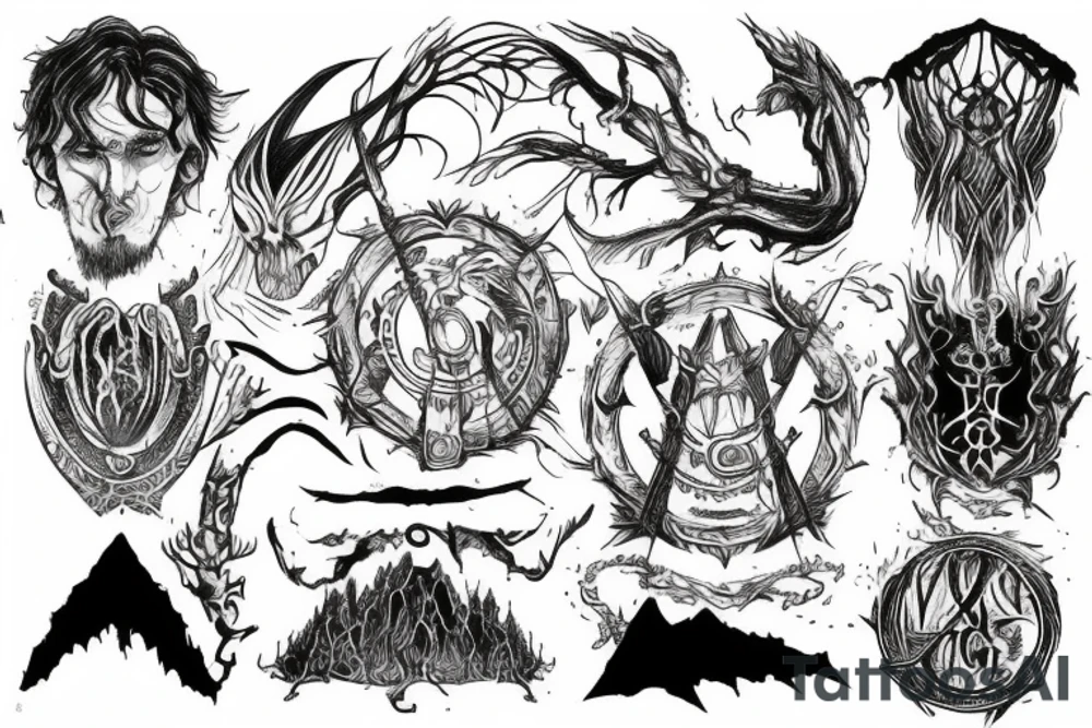 lord of the rings tattoo idea