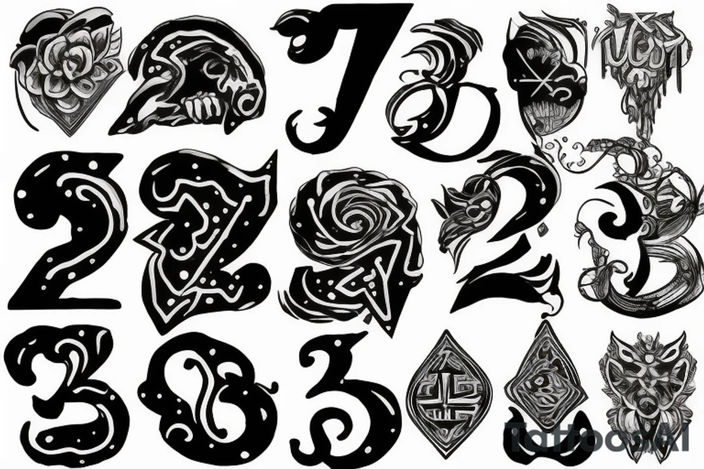 number 23 tattoo idea
