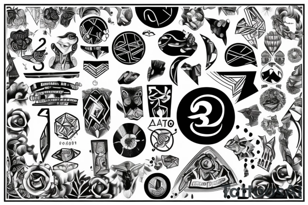 number 23 tattoo idea