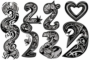 number 23 tattoo idea
