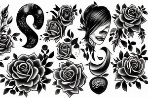 number 2023 tattoo idea