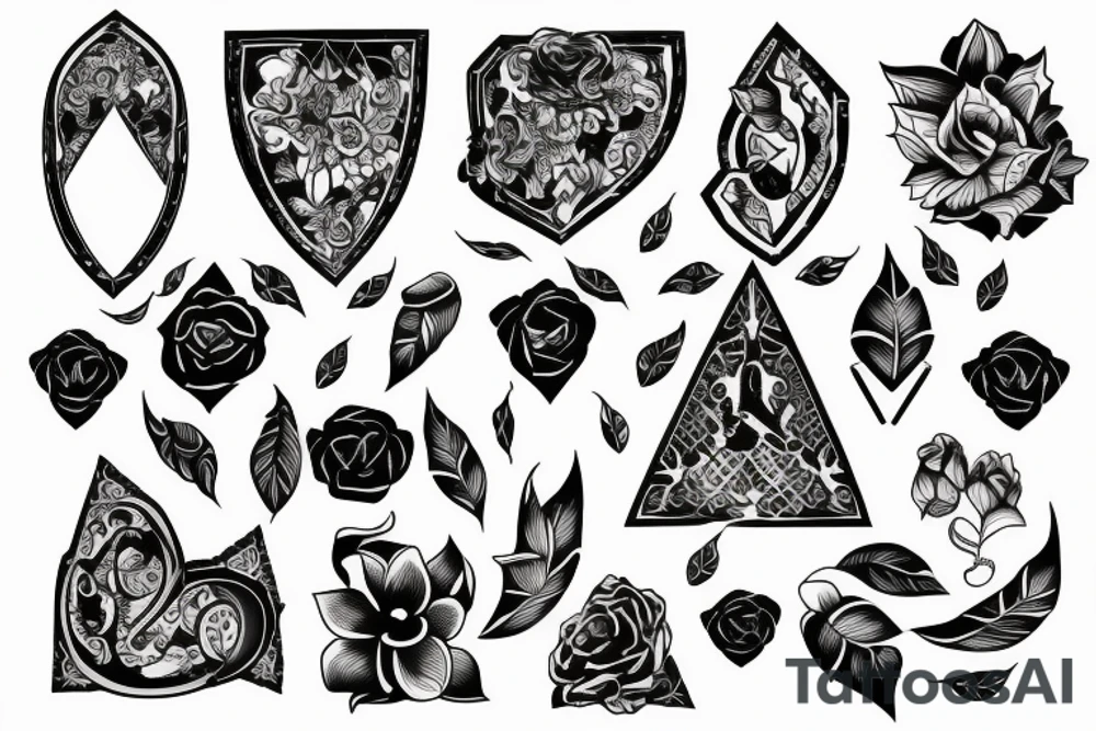 number 2023 tattoo idea