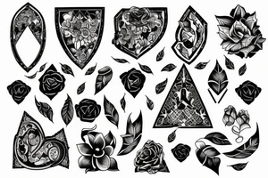 number 2023 tattoo idea