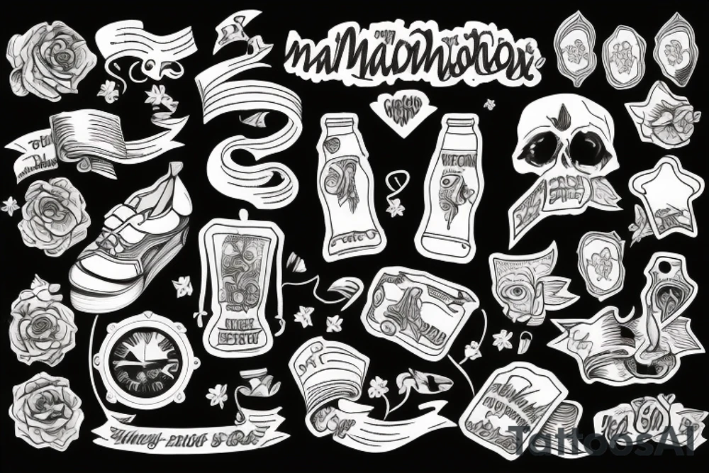 Marathon tattoo idea