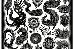 capricorn tattoo idea