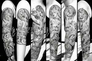 capricorn sagitarius aquarius tattoo idea