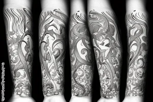 capricorn sagitarius aquarius tattoo idea