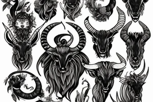 capricorn tattoo idea