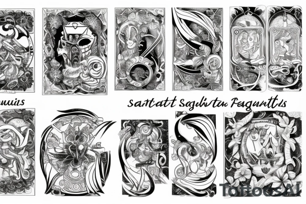 sagitarius tattoo idea