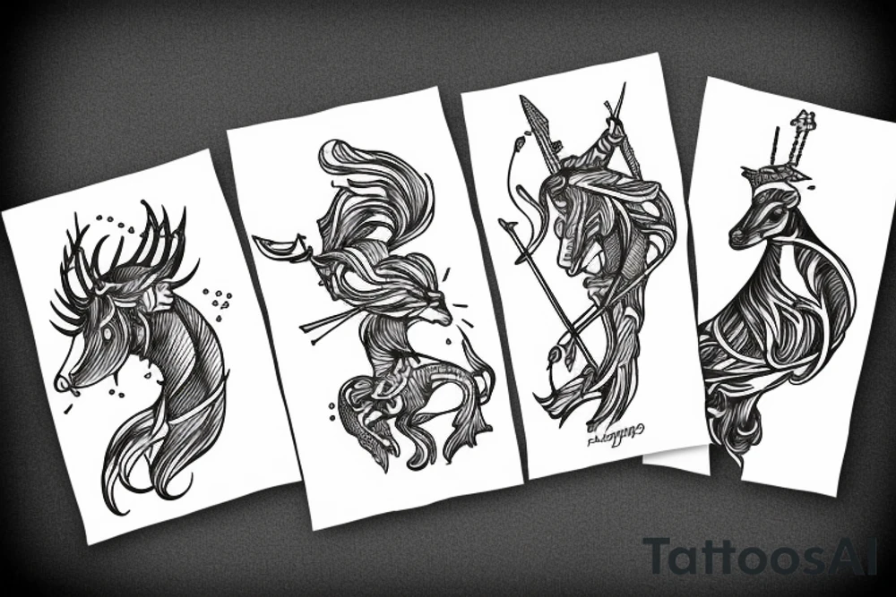 Sagittarius tattoo idea