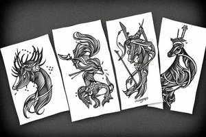 Sagittarius tattoo idea