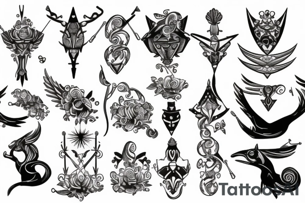 Sagittarius tattoo idea