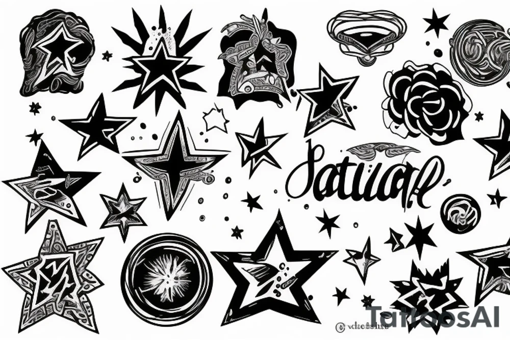 star signs tattoo idea
