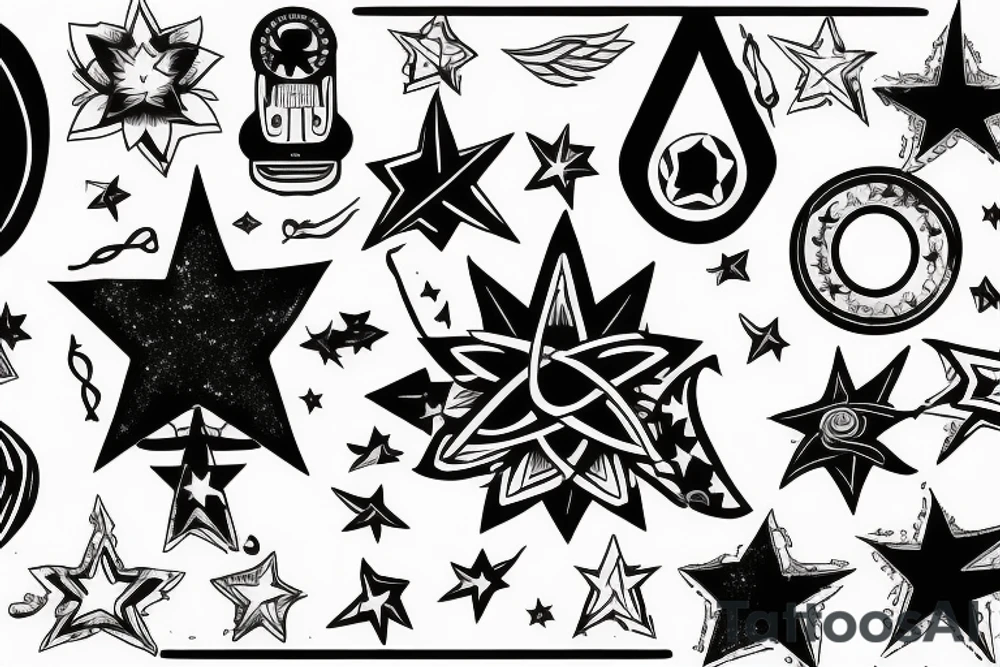 star signs tattoo idea