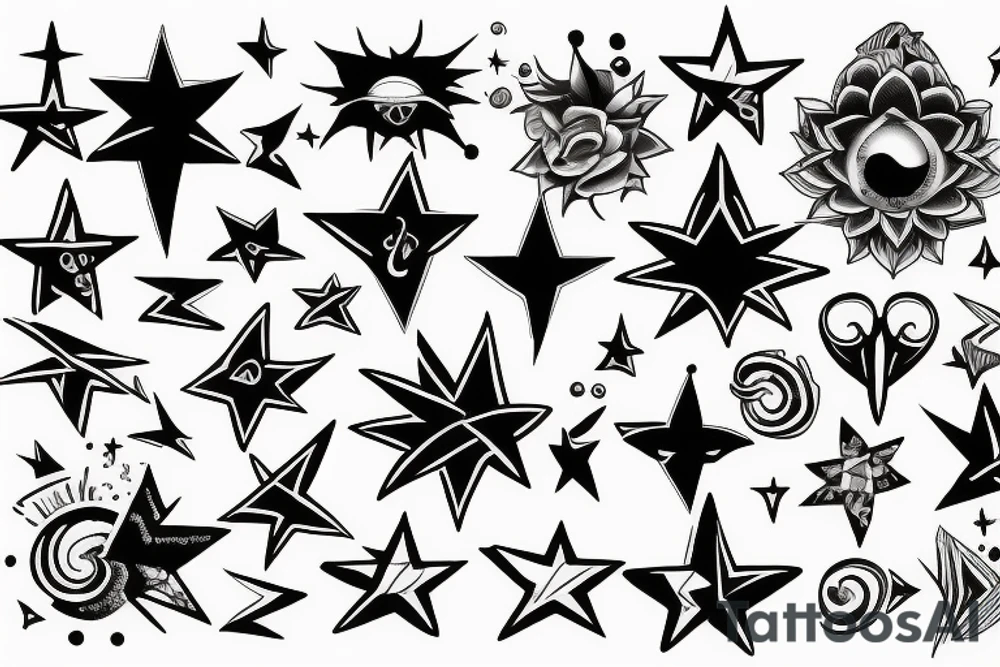 star signs tattoo idea