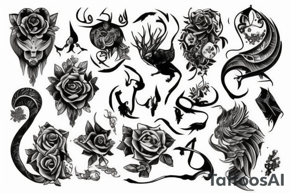 zodiac signs tattoo idea