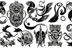 zodiac signs tattoo idea