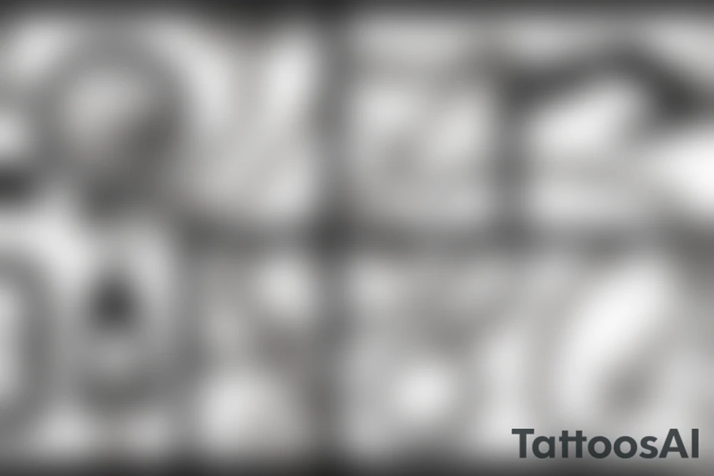 A broken mirror framed by chains or razors. Reminder never to make same mitstakes tattoo idea