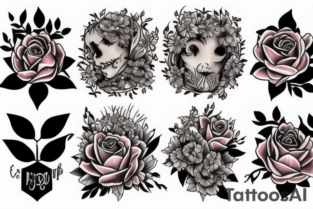 Flowers tattoo idea