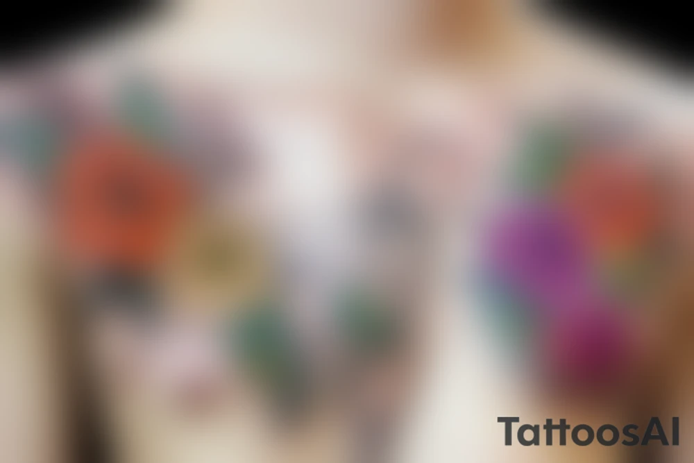 Flowers tattoo idea