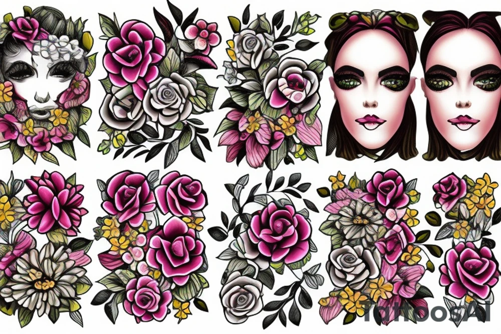 Flowers tattoo idea