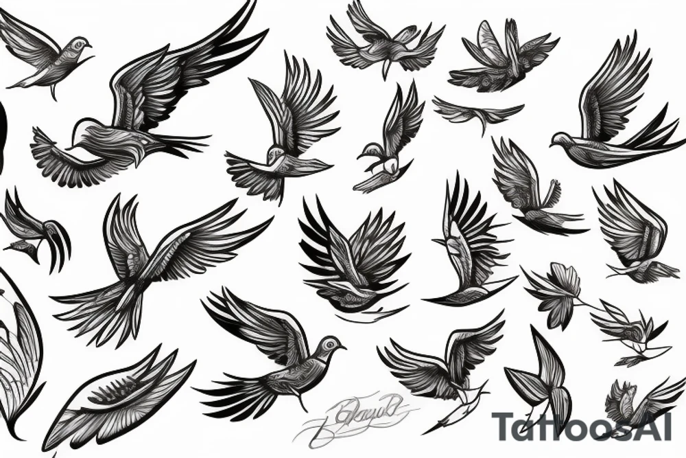 A dove tattoo idea