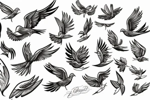 A dove tattoo idea