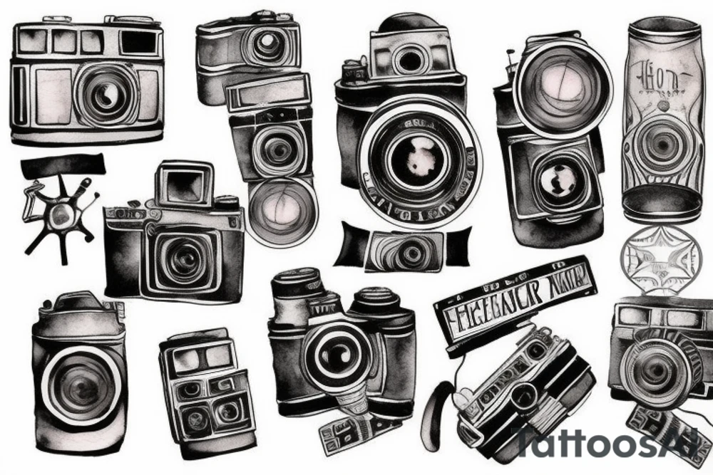 Film Camera tattoo idea