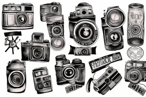 Film Camera tattoo idea